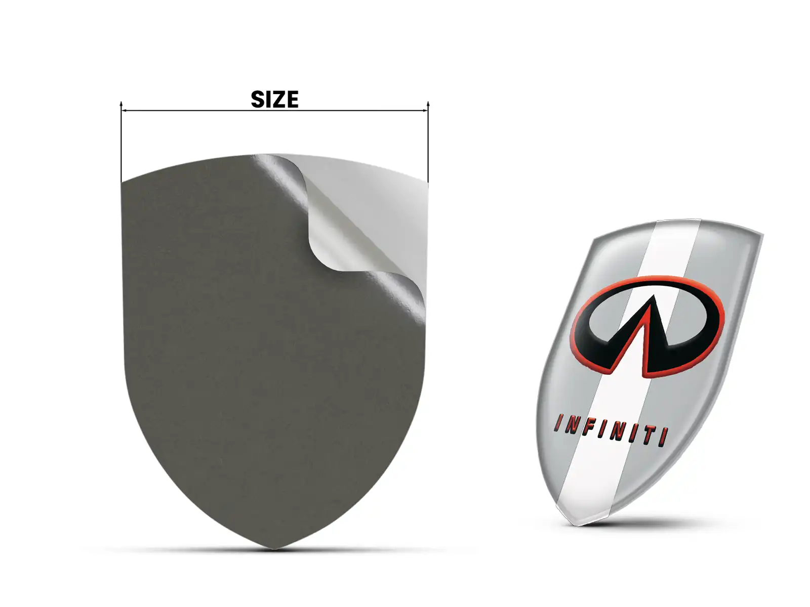 Infiniti Adesivi Vetri Veicolo Stile Max Pro Durevoli